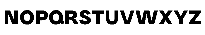MTUpdateSans ExtraBold Font UPPERCASE