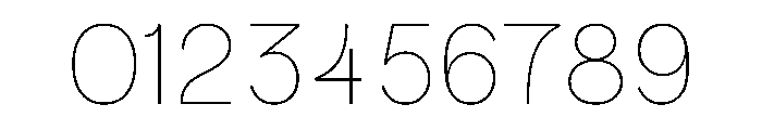 MTUpdateSans Hairline Font OTHER CHARS