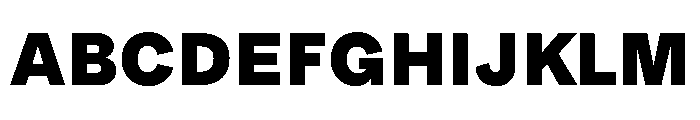 MTUpdateSans Heavy Font UPPERCASE