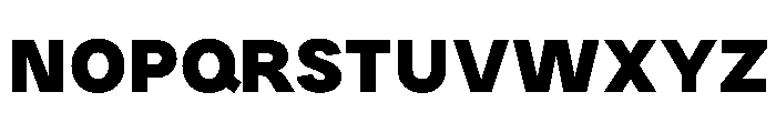 MTUpdateSans Heavy Font UPPERCASE