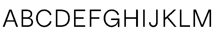 MTUpdateSans Light Font UPPERCASE