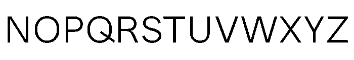 MTUpdateSans Light Font UPPERCASE