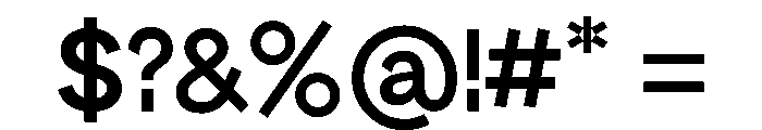 MTUpdateSans Medium Font OTHER CHARS