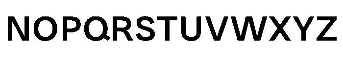 MTUpdateSans Medium Font UPPERCASE