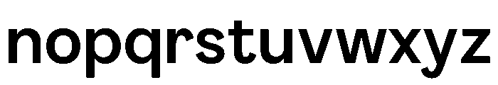 MTUpdateSans Medium Font LOWERCASE