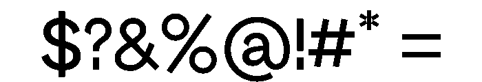 MTUpdateSans Regular Font OTHER CHARS