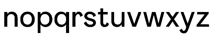 MTUpdateSans Regular Font LOWERCASE