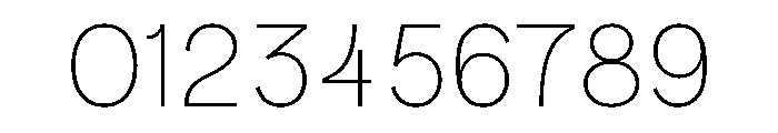 MTUpdateSans Thin Font OTHER CHARS
