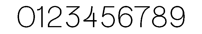 MTUpdateSans UltraLight Font OTHER CHARS