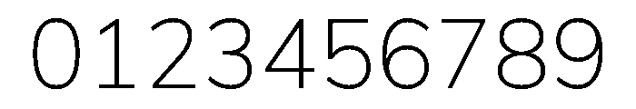 Mulish Variable Extra Light Font OTHER CHARS