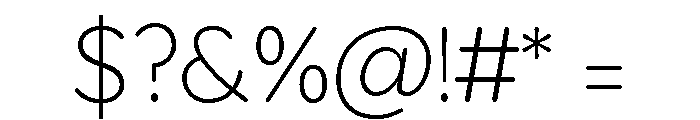 Mulish Variable Light Font OTHER CHARS
