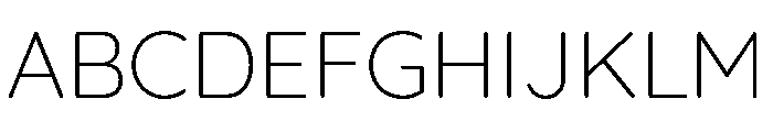 Mulish Variable Light Font UPPERCASE