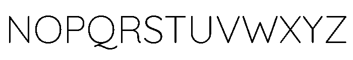 Mulish Variable Light Font UPPERCASE