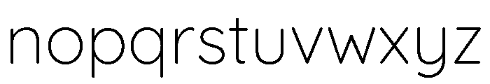 Mulish Variable Light Font LOWERCASE