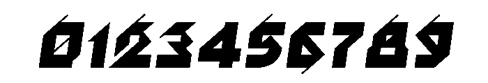Mustoor Oblique Font OTHER CHARS