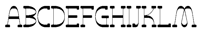 MUKASA-Regular Font UPPERCASE