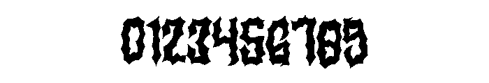 MURDER DANGER Font OTHER CHARS