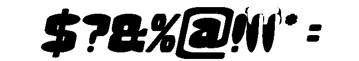 MUSIC THING Bold Italic Font OTHER CHARS