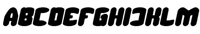 MUSIC THING Bold Italic Font UPPERCASE