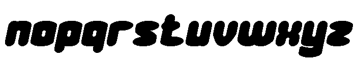 MUSIC THING Bold Italic Font LOWERCASE