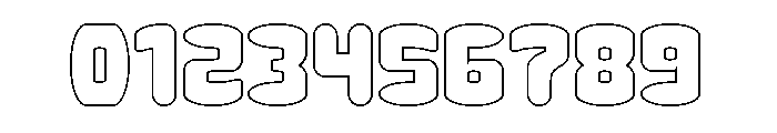 MUSIC THING-Hollow Font OTHER CHARS