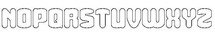 MUSIC THING-Hollow Font UPPERCASE