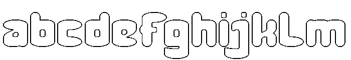 MUSIC THING-Hollow FONT