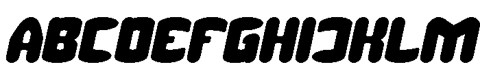 MUSIC THING Italic Font UPPERCASE