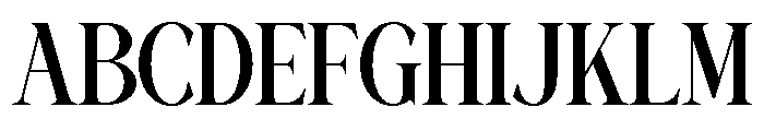 MUSTY SERIF Bold Font UPPERCASE