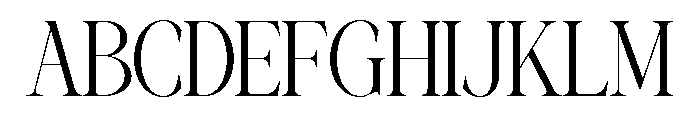 MUSTY SERIF Light Font UPPERCASE