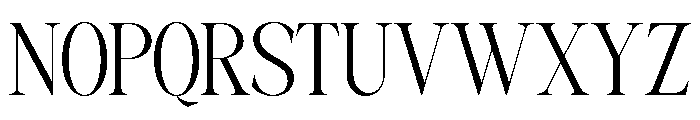 MUSTY SERIF Light Font UPPERCASE
