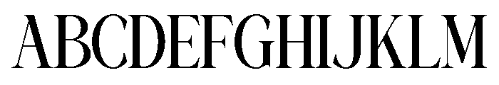MUSTY SERIF Medium Font UPPERCASE