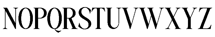 MUSTY SERIF Medium Font UPPERCASE