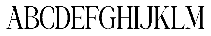 MUSTY SERIF Regular Font UPPERCASE