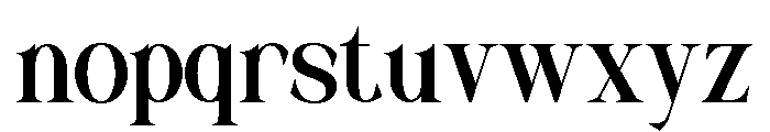 MUSTYSERIF-Bold Font LOWERCASE