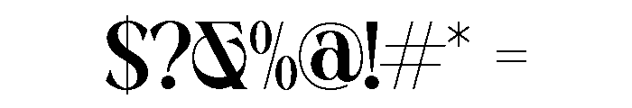 MUSTYSERIF-ExtraBold Font OTHER CHARS