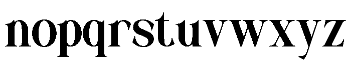 MUSTYSERIF-ExtraBold Font LOWERCASE