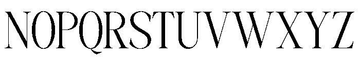 MUSTYSERIF-Light Font UPPERCASE