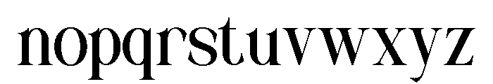 MUSTYSERIF-Medium Font LOWERCASE