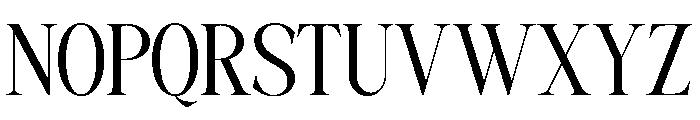 MUSTYSERIF-Regular Font UPPERCASE