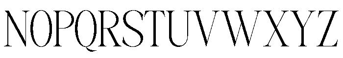 MUSTYSERIF-Thin Font UPPERCASE