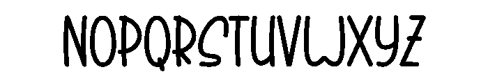 Mucis Festival Font LOWERCASE