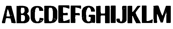 Muck Font UPPERCASE