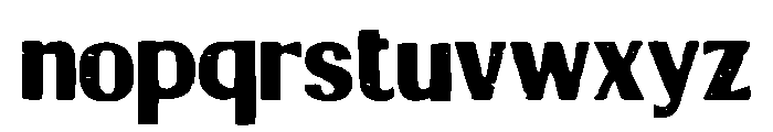 Muck Font LOWERCASE