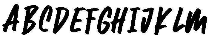Mudon Font UPPERCASE
