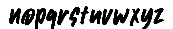 Mudon Font LOWERCASE