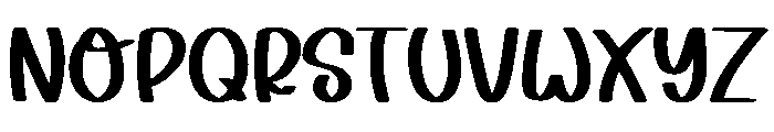 Muffin Bakery Font LOWERCASE