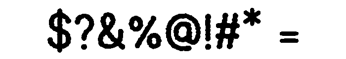 Muffin Bubble Font OTHER CHARS