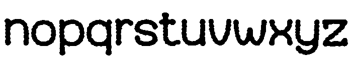 Muffin Bubble Font LOWERCASE