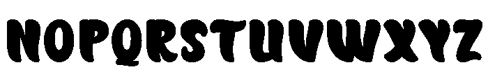 Muggy Outside Font LOWERCASE